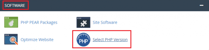 تغییر نسخه PHP Select PHP Version